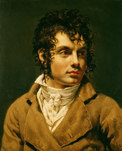 Portret van een Man door Anne Louis Girodet de Roucy Trioson